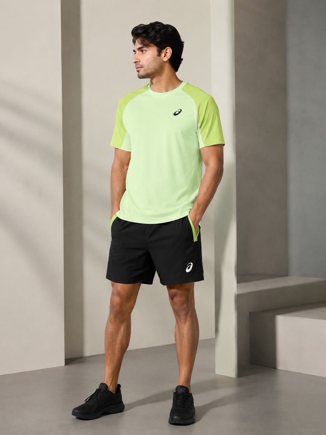 AAA Quality ASICS-Style Short Sets – Premium T-Shirt & Shorts Co-Ord – Sizes S–XL