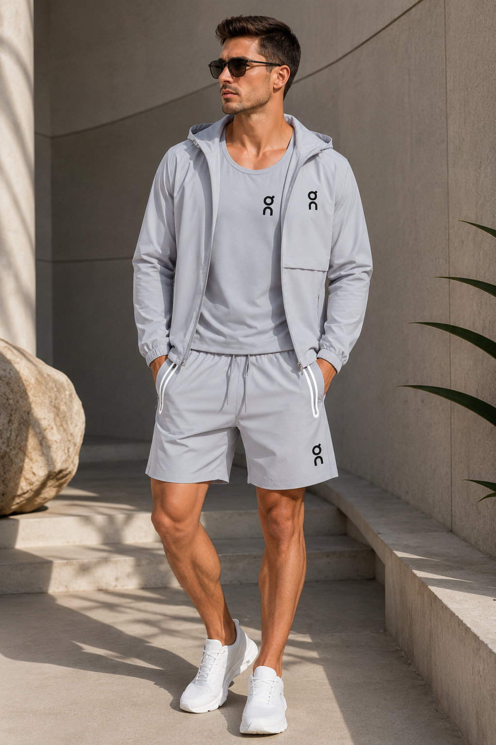 AAA Quality 3-Piece Short Set – Premium Jacket, T-Shirt & Shorts – Sizes S–XL