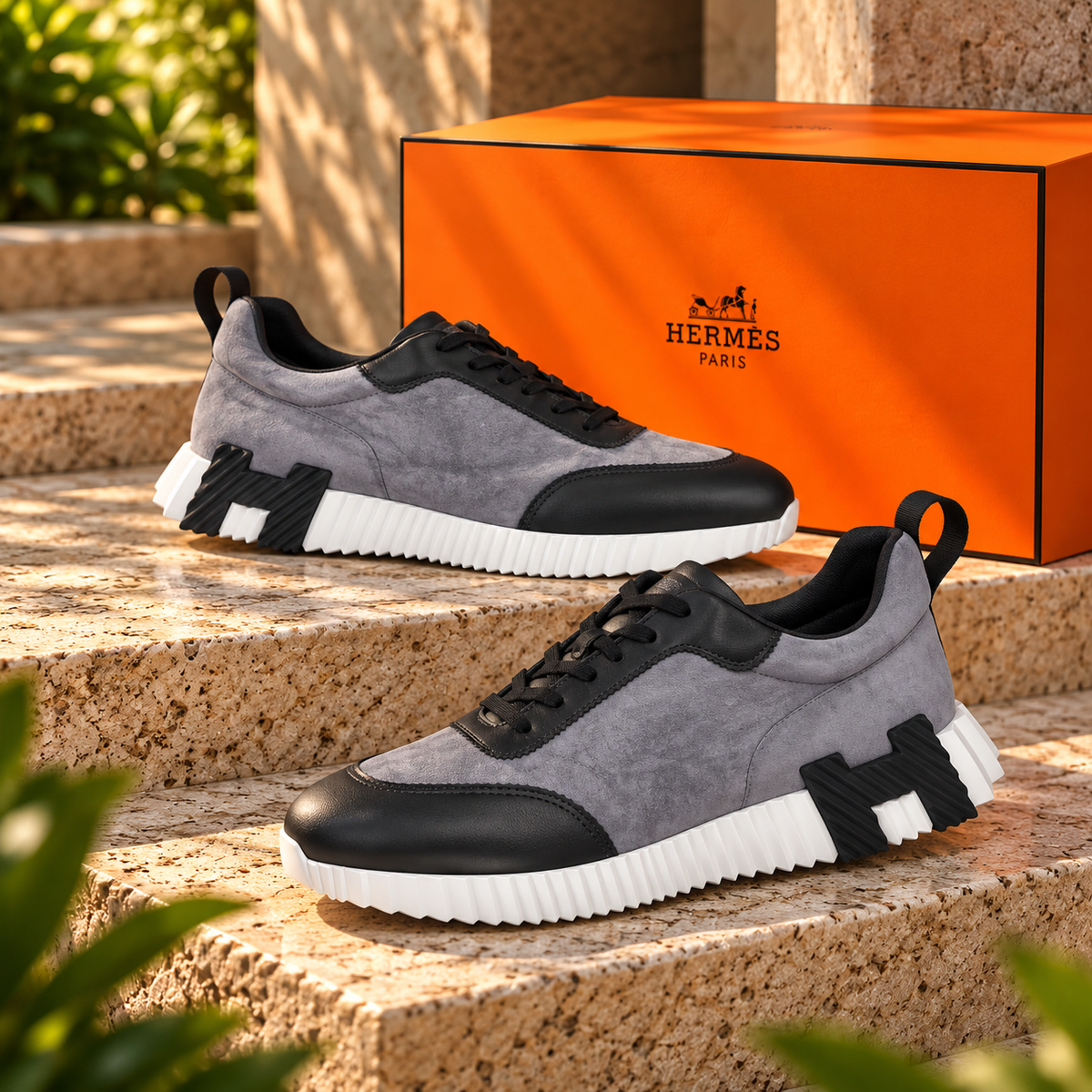 HIGH END HERMES BOUNCING SHOES