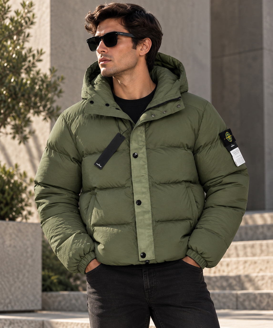 SUPER CLONE STONEY NYLON METAL DOWN JACKET