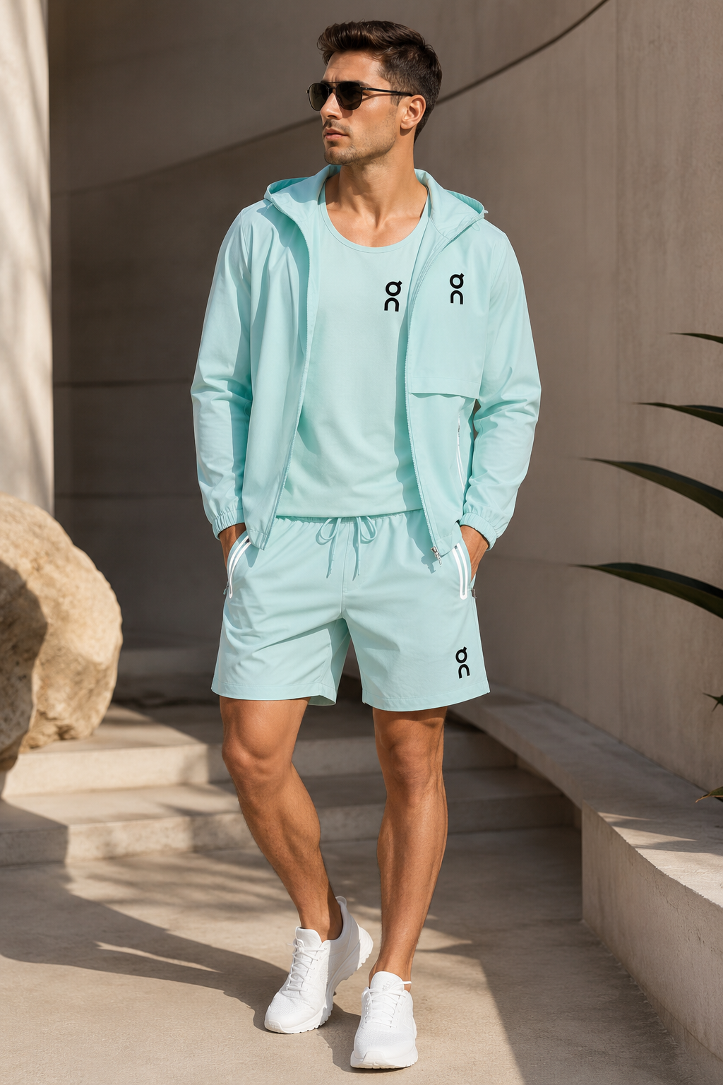 AAA Quality 3-Piece Short Set – Premium Jacket, T-Shirt & Shorts – Sizes S–XL