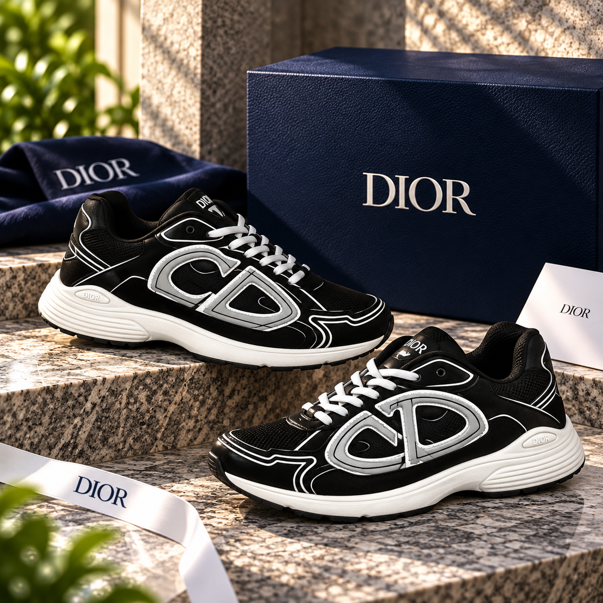 HIGH END DIOR B30 WITH EXTRA LACES