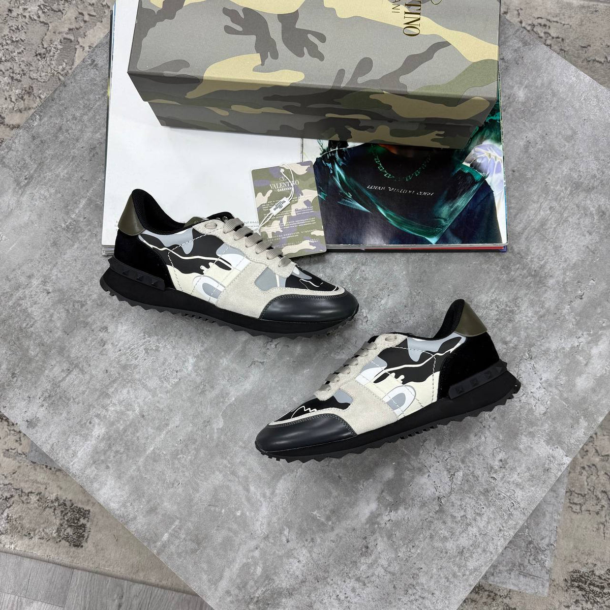 HIGH END VALENTINOS JUST ARRIVED SIZES Premium Low-Top Trainers 7 TO 11