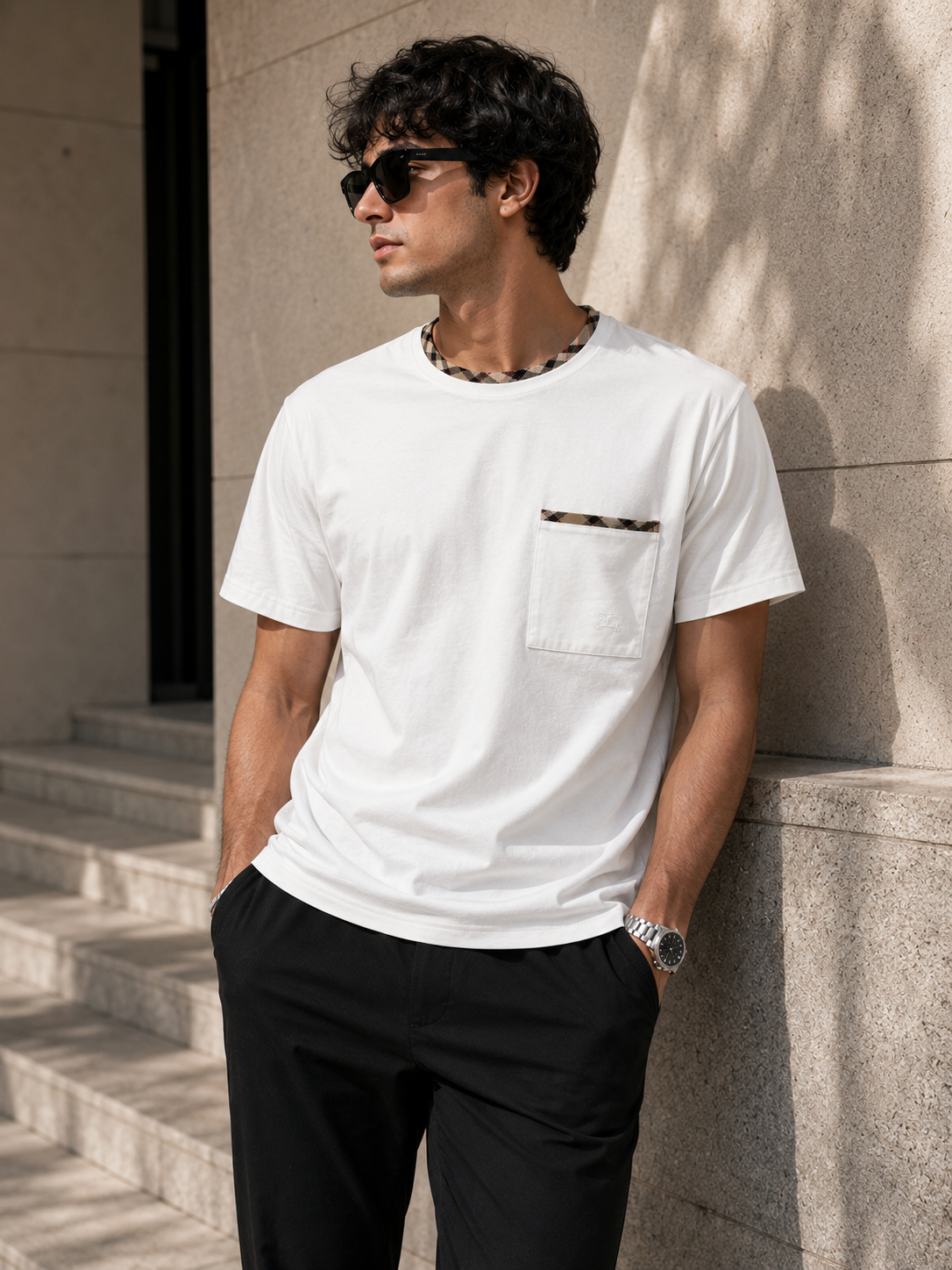 SUPER CLONE BURBERRY TEE SIZES SMALL TO XXL