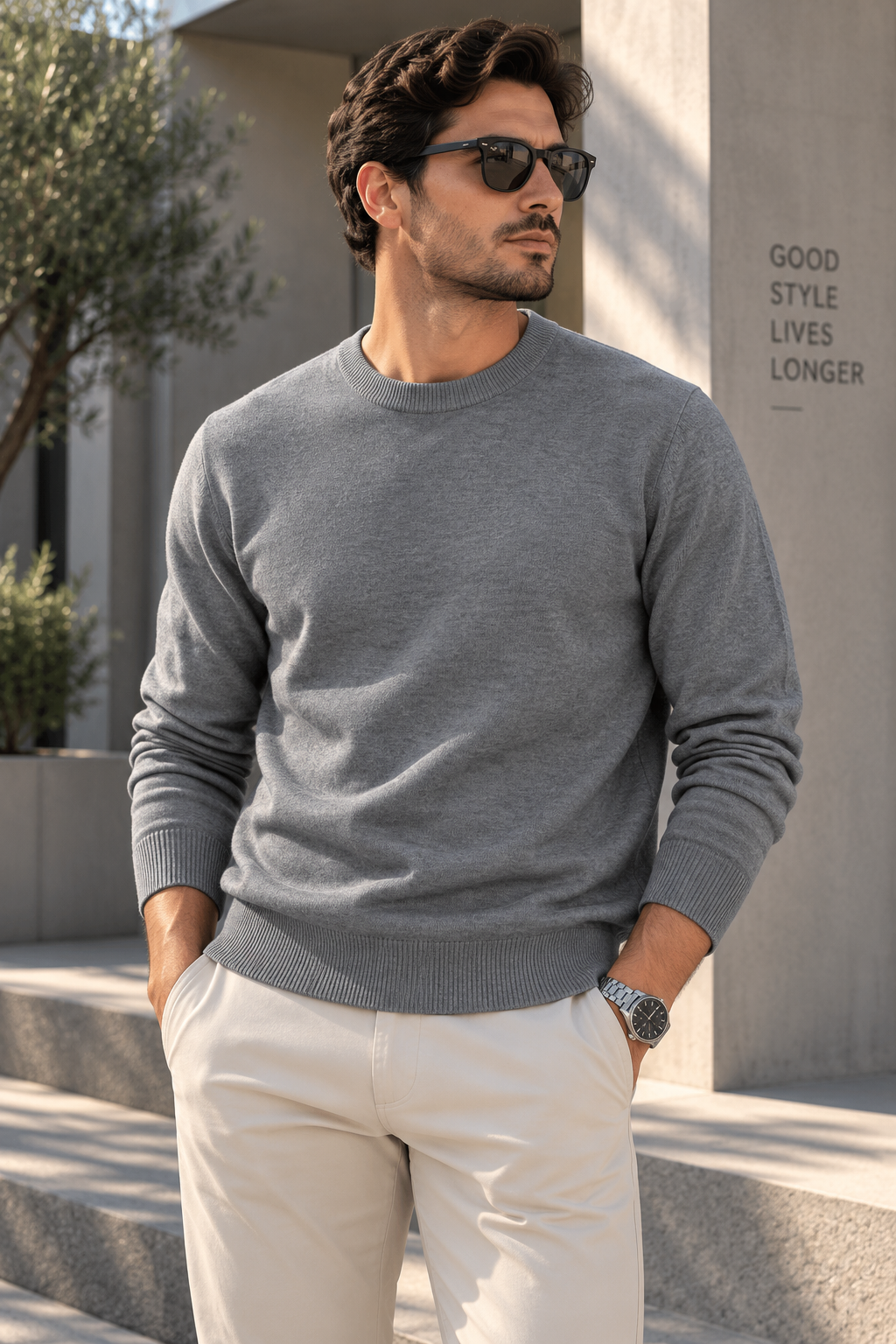 SUPER CLONE LORO PIANA KNITTED SWEAT