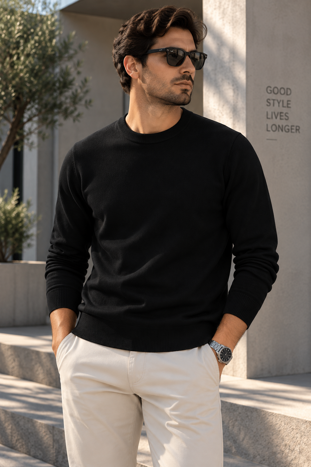 SUPER CLONE LORO PIANA KNITTED SWEAT
