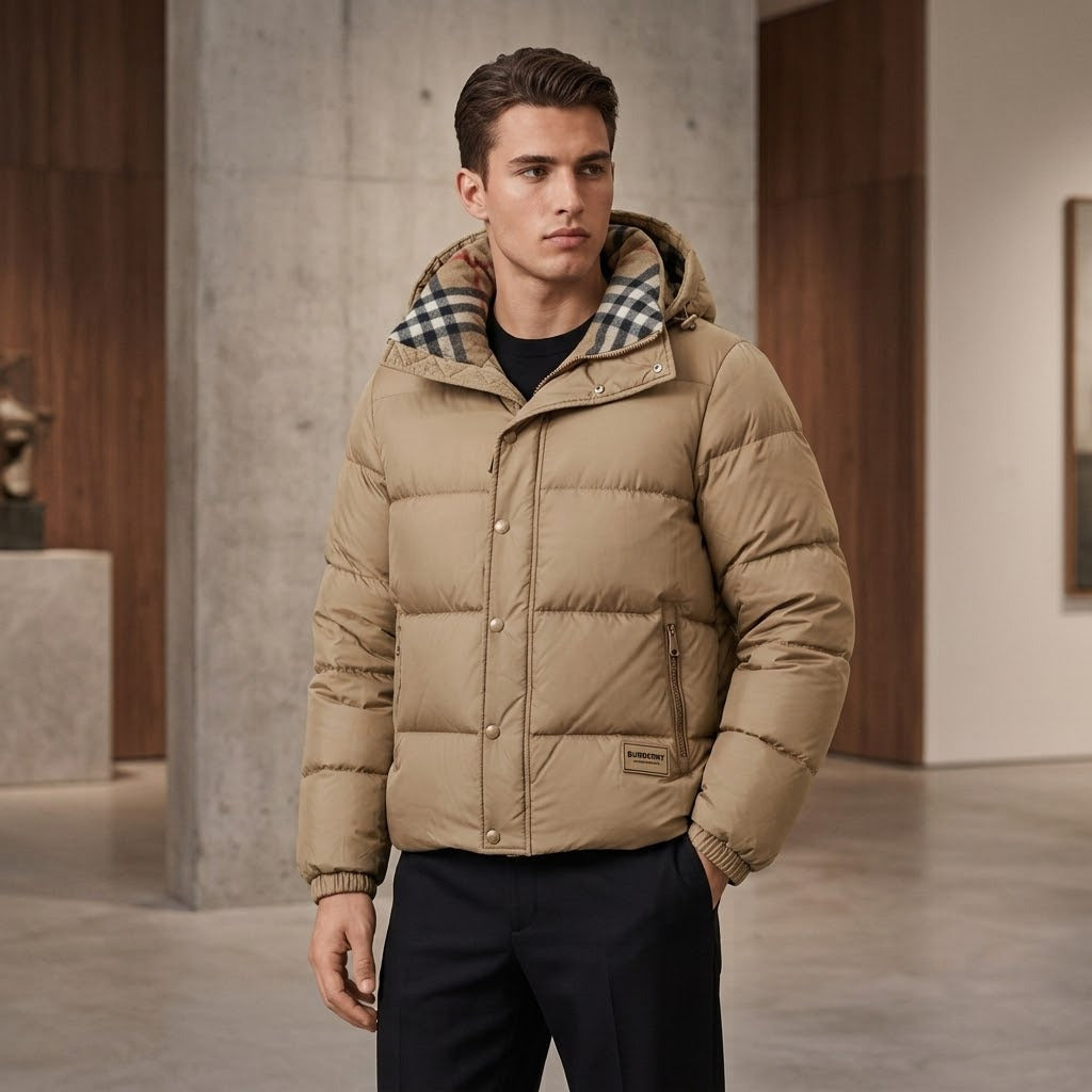SUPER CLONE BURBERRY PUFFER COAT