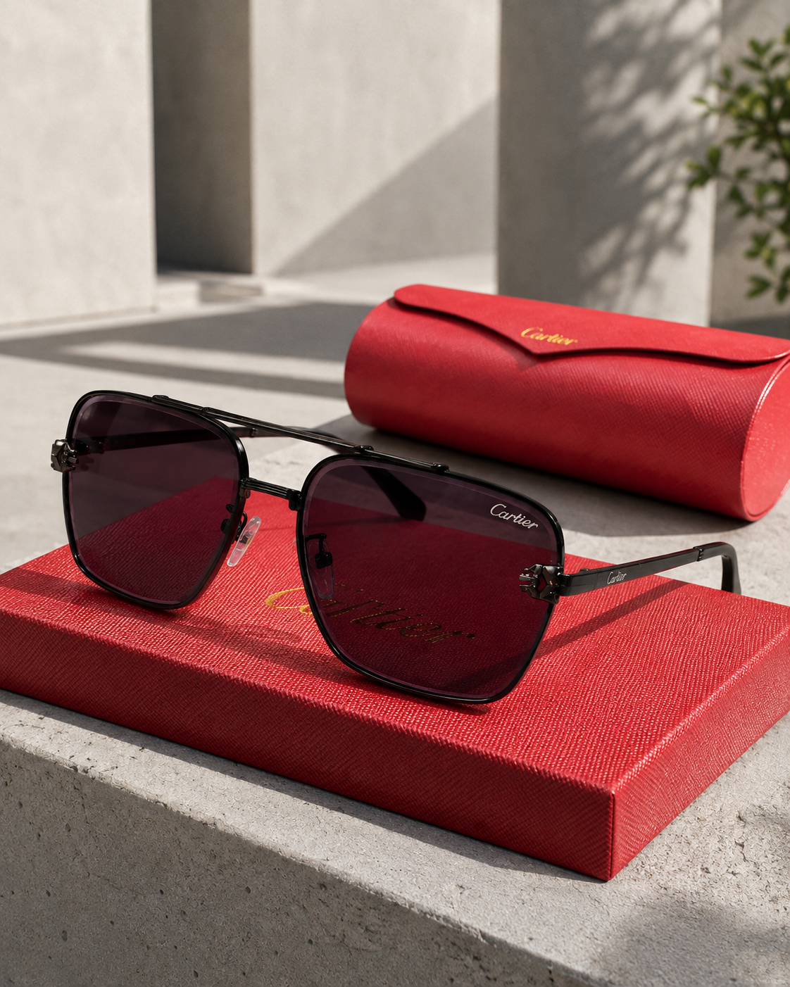 TOP QUALITY CARTIER  SUNGLASSES WITH FULL PACKAGING ETC