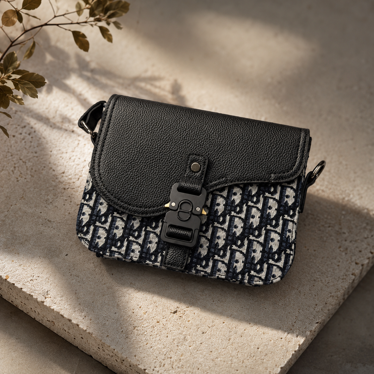 SUPER CLONE DIOR SADDLE MESSENGER BAG WITH FLAP WITH BOX