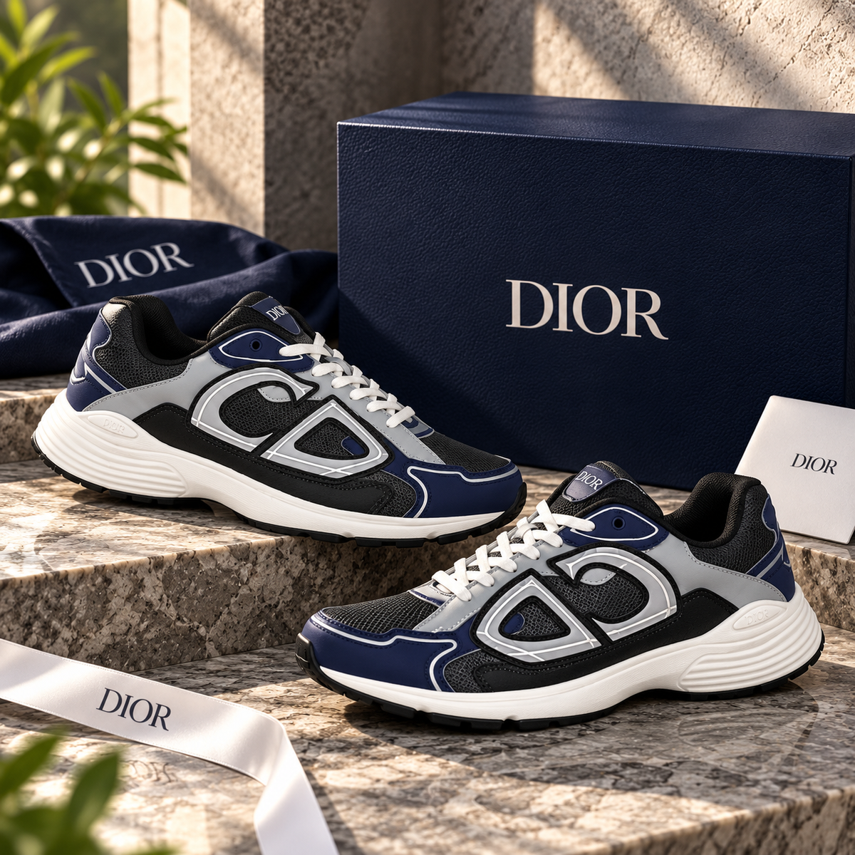 HIGH END  DIOR B30 WITH EXTRA LACES